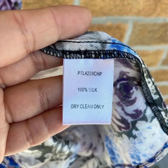 Parker Noemi Floral Silk Dress Size S - Picture 13 of 15
